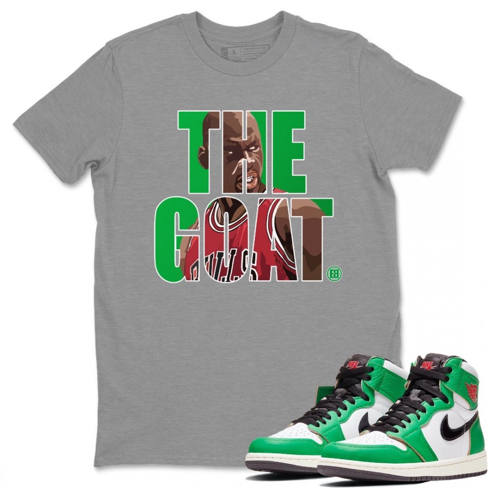 THE GOAT T-SHIRT - AIR JORDAN 1 LUCKY GREEN