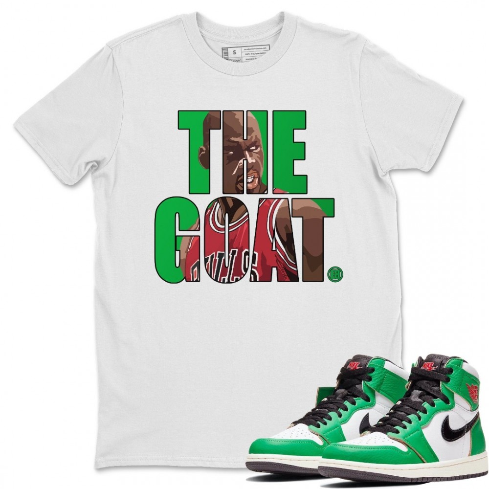 THE GOAT T-SHIRT - AIR JORDAN 1 LUCKY GREEN