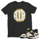 AIR T-SHIRT - AIR JORDAN 1 METALLIC GOLD