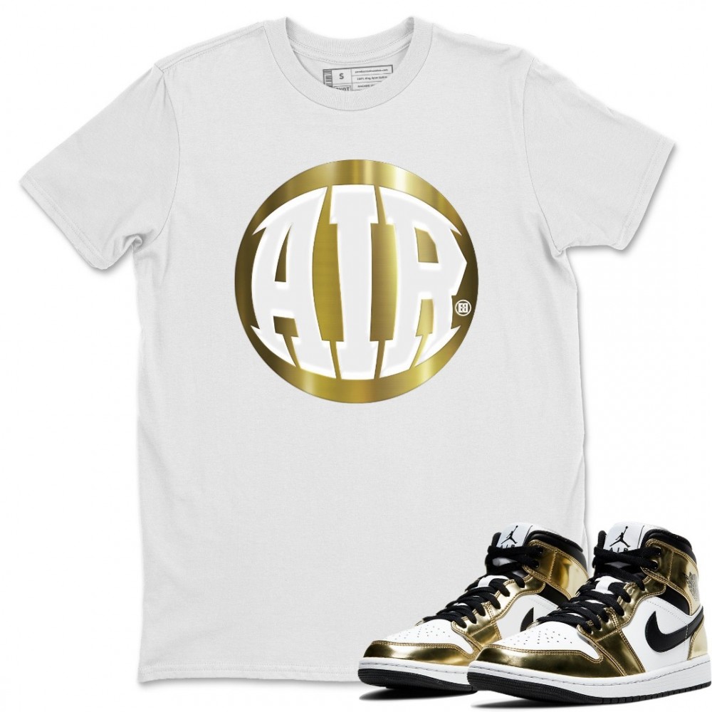 AIR T-SHIRT - AIR JORDAN 1 METALLIC GOLD