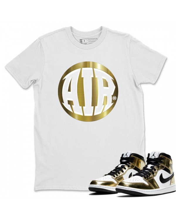 AIR T-SHIRT - AIR JORDAN 1 METALLIC GOLD