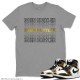 BORN HUSTLER T-SHIRT - AIR JORDAN 1 METALLIC GOLD