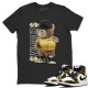 BEAR SWAGGERS T-SHIRT - AIR JORDAN 1 METALLIC GOLD