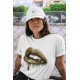 DRIPPING LIPS T-SHIRT - AIR JORDAN 1 METALLIC GOLD