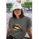 DRIPPING LIPS T-SHIRT - AIR JORDAN 1 METALLIC GOLD