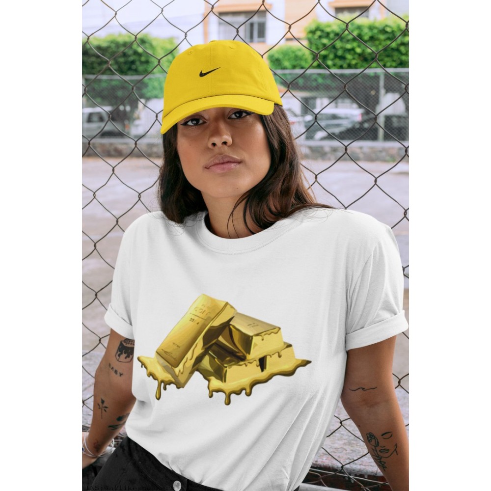 GOLD BAR T-SHIRT - AIR JORDAN 1 METALLIC GOLD