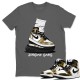 JORDAN GANG T-SHIRT - AIR JORDAN 1 METALLIC GOLD