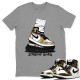 JORDAN GANG T-SHIRT - AIR JORDAN 1 METALLIC GOLD