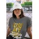 KISS MY ASS T-SHIRT - AIR JORDAN 1 METALLIC GOLD