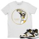 SNEAKERHEAD T-SHIRT - AIR JORDAN 1 METALLIC GOLD