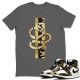 SNAKE T-SHIRT - AIR JORDAN 1 METALLIC GOLD