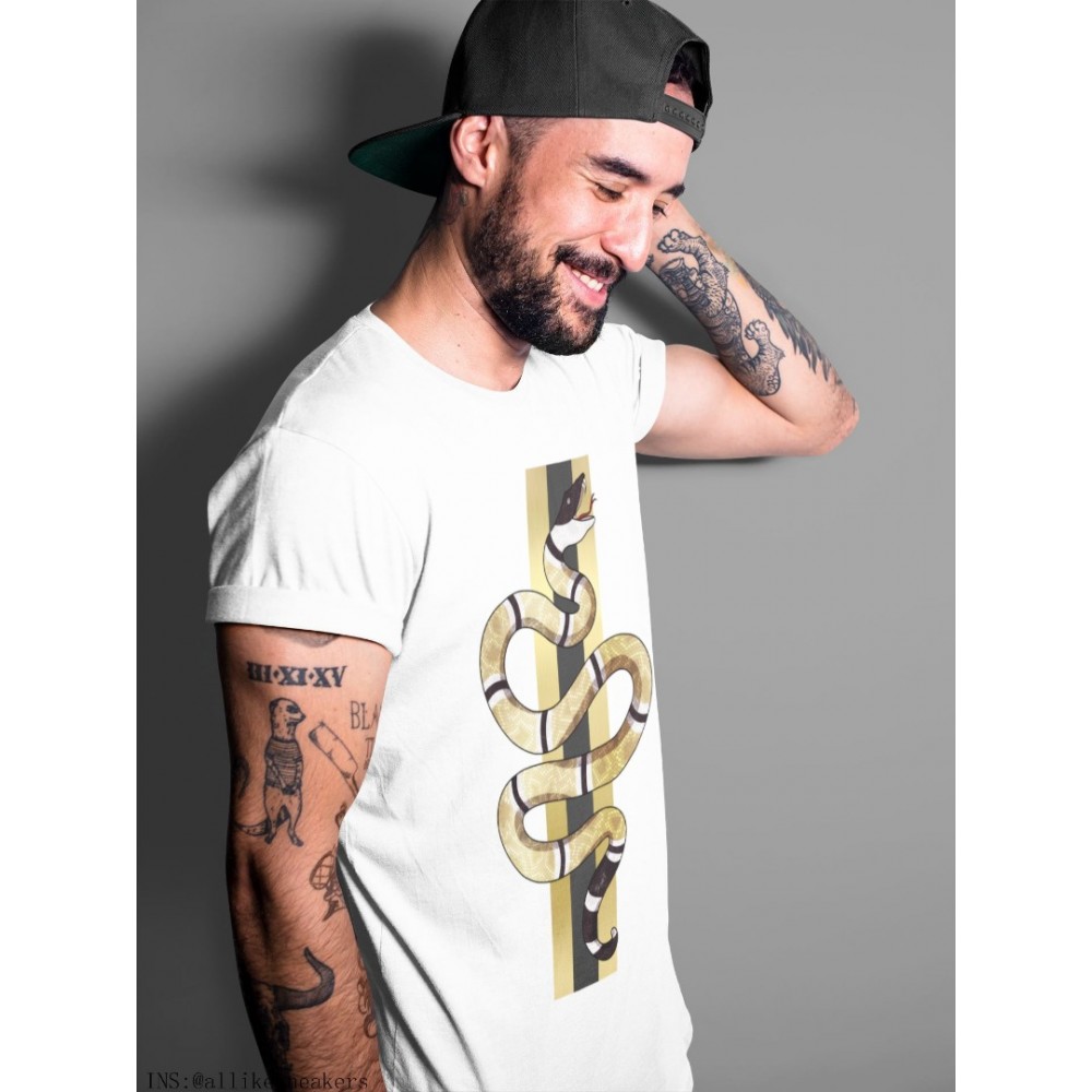 SNAKE T-SHIRT - AIR JORDAN 1 METALLIC GOLD