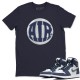 AIR T-SHIRT - AIR JORDAN 1 MIDNIGHT NAVY