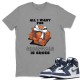 CHRISTMAS PRESENT T-SHIRT - AIR JORDAN 1 MIDNIGHT NAVY