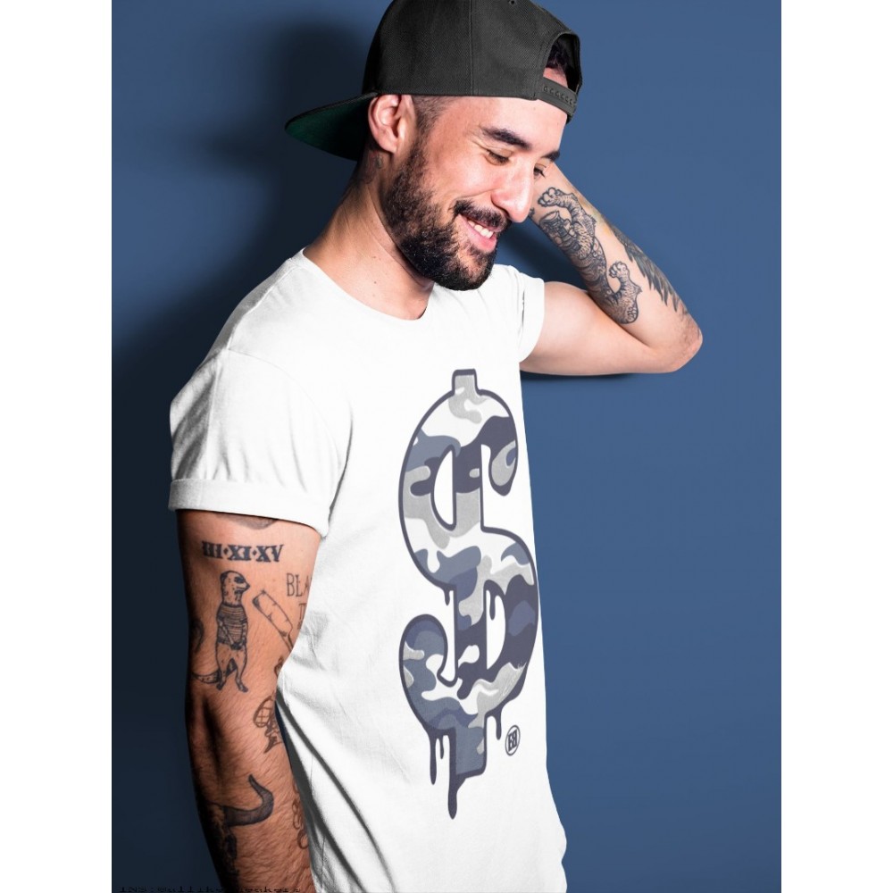 DOLLAR CAMO T-SHIRT - AIR JORDAN 1 MIDNIGHT NAVY