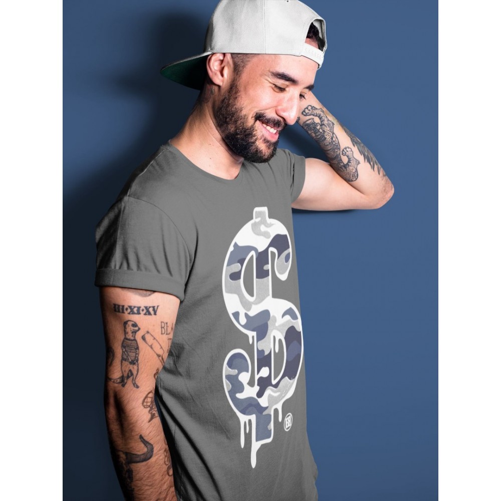 DOLLAR CAMO T-SHIRT - AIR JORDAN 1 MIDNIGHT NAVY