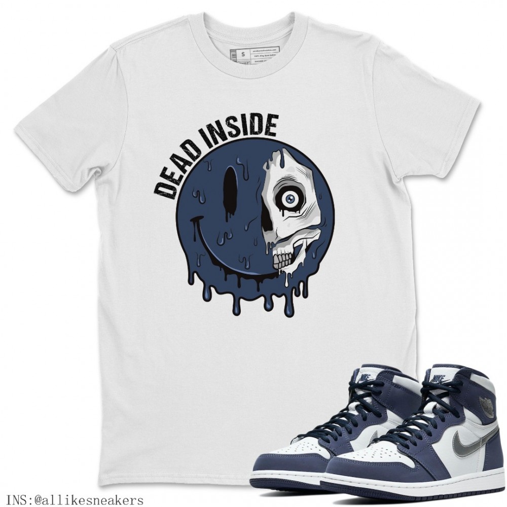 DEAD INSIDE T-SHIRT - AIR JORDAN 1 MIDNIGHT NAVY