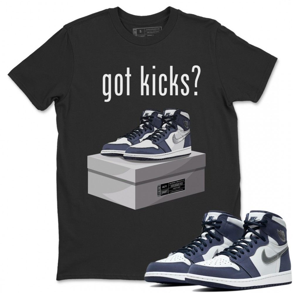 GOT KICKS T-SHIRT - AIR JORDAN 1 MIDNIGHT NAVY