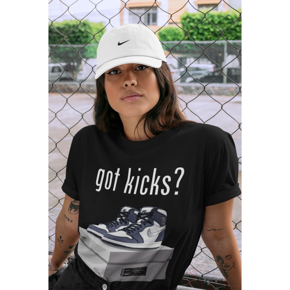 GOT KICKS T-SHIRT - AIR JORDAN 1 MIDNIGHT NAVY