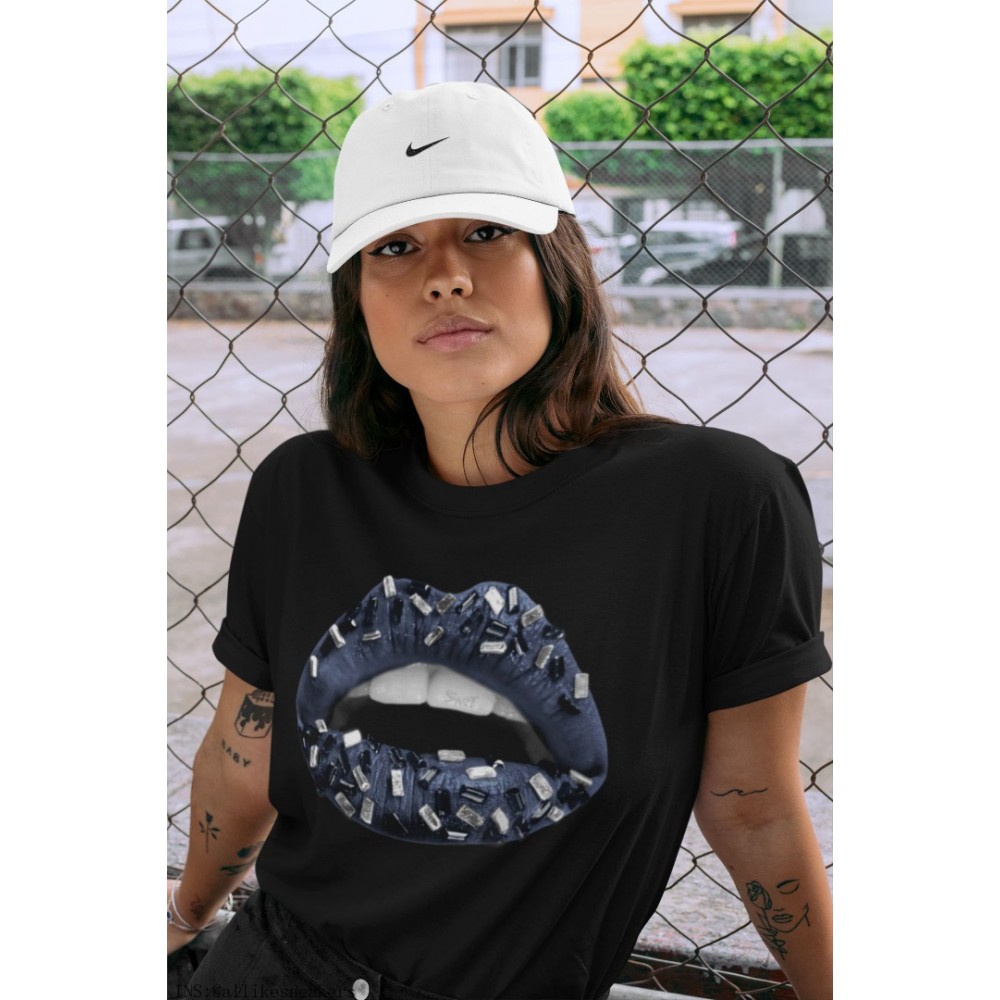 LIPS JEWEL T-SHIRT - AIR JORDAN 1 MIDNIGHT NAVY