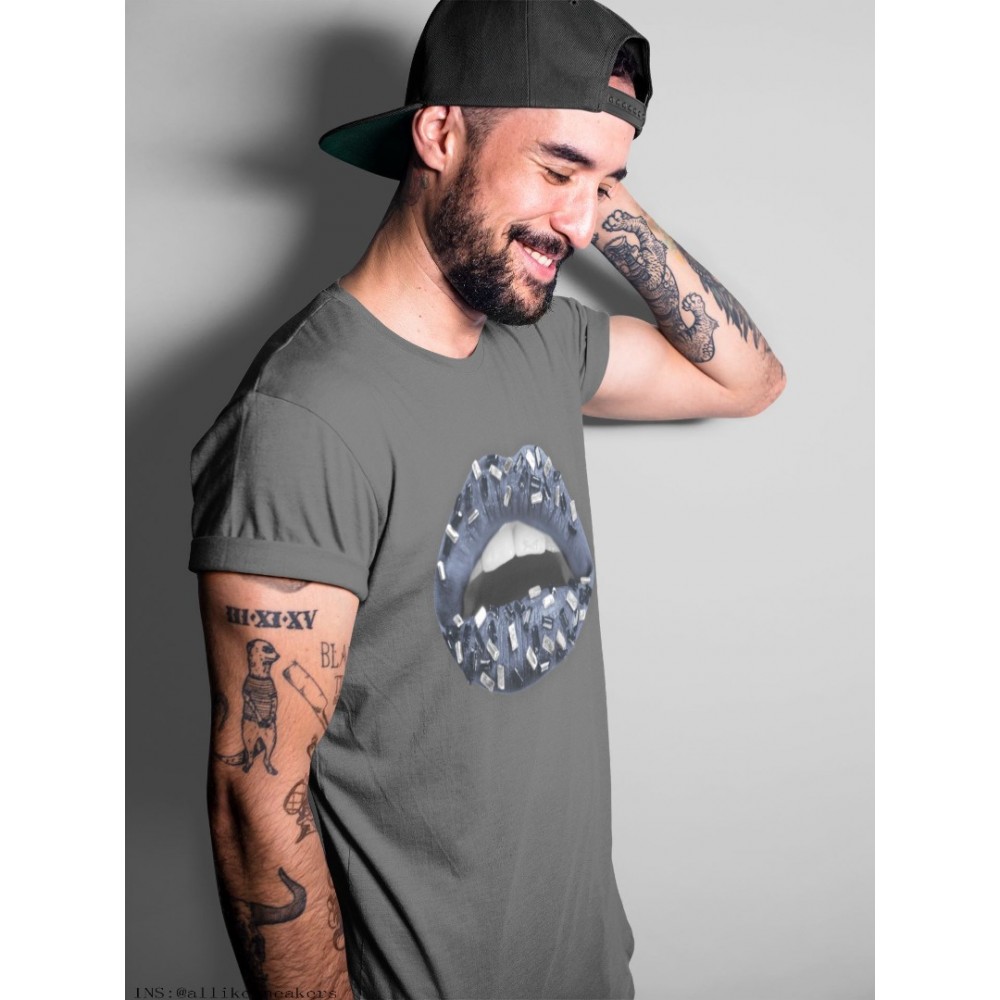 LIPS JEWEL T-SHIRT - AIR JORDAN 1 MIDNIGHT NAVY