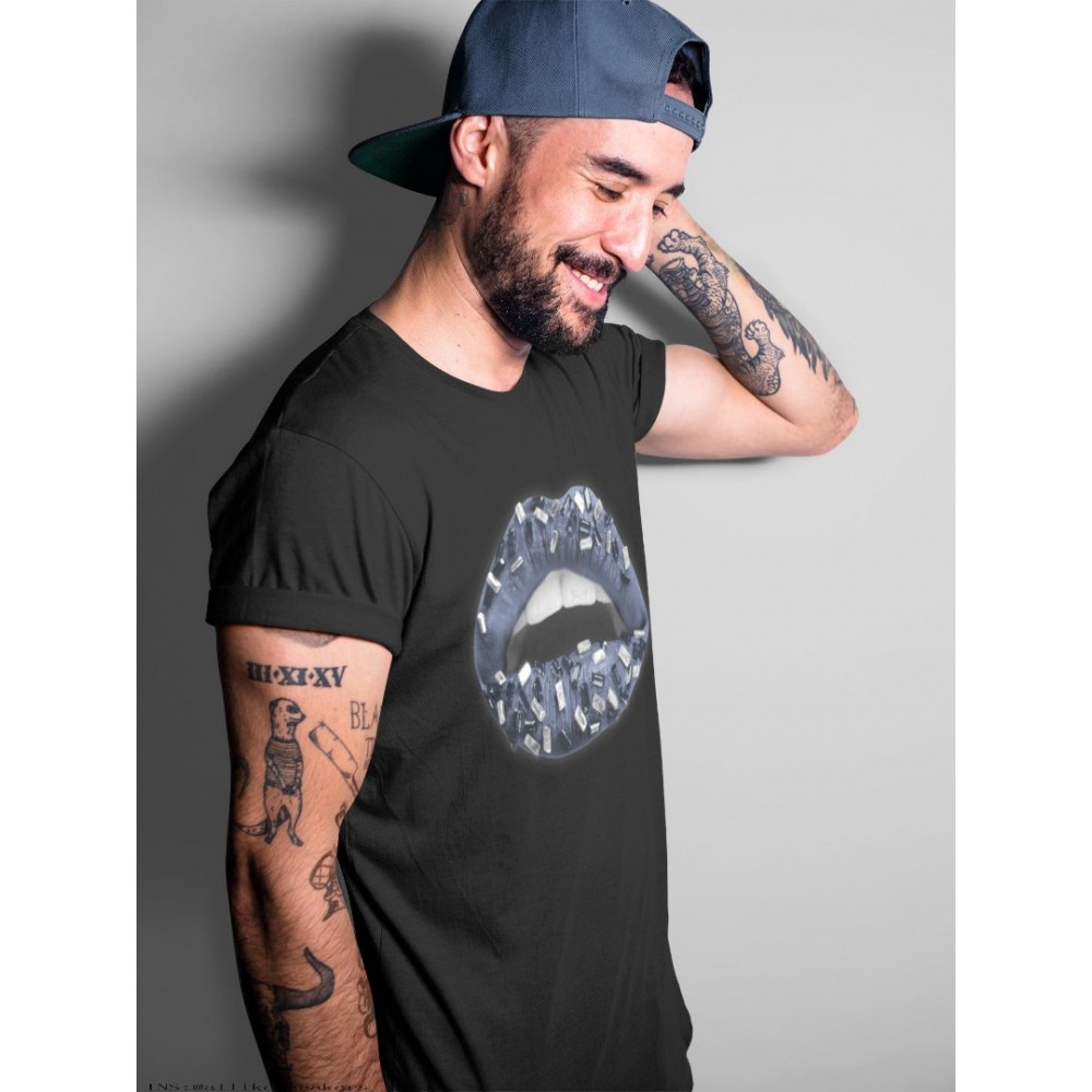 LIPS JEWEL T-SHIRT - AIR JORDAN 1 MIDNIGHT NAVY