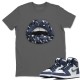 LIPS JEWEL T-SHIRT - AIR JORDAN 1 MIDNIGHT NAVY