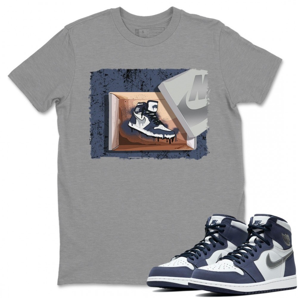 NEW KICKS T-SHIRT - AIR JORDAN 1 MIDNIGHT NAVY