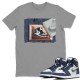 NEW KICKS T-SHIRT - AIR JORDAN 1 MIDNIGHT NAVY