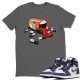 SNEAKER ADDICTION T-SHIRT - AIR JORDAN 1 MIDNIGHT NAVY