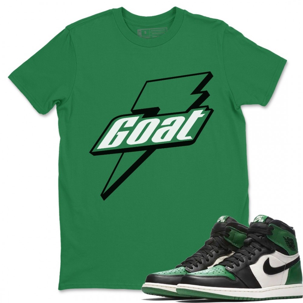 GOAT T-SHIRT - AIR JORDAN 1 PINE GREEN