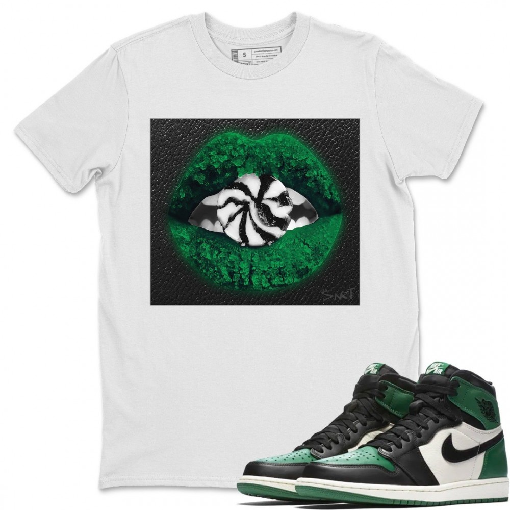 LIPS CANDY T-SHIRT - AIR JORDAN 1 PINE GREEN