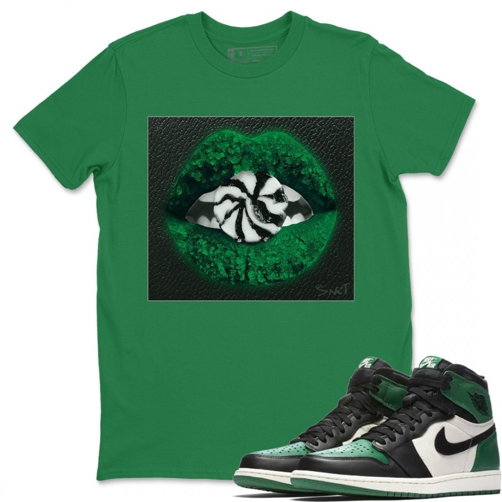 LIPS CANDY T-SHIRT - AIR JORDAN 1 PINE GREEN