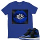 LIPS CANDY T-SHIRT - AIR JORDAN 1 ROYAL BLACK