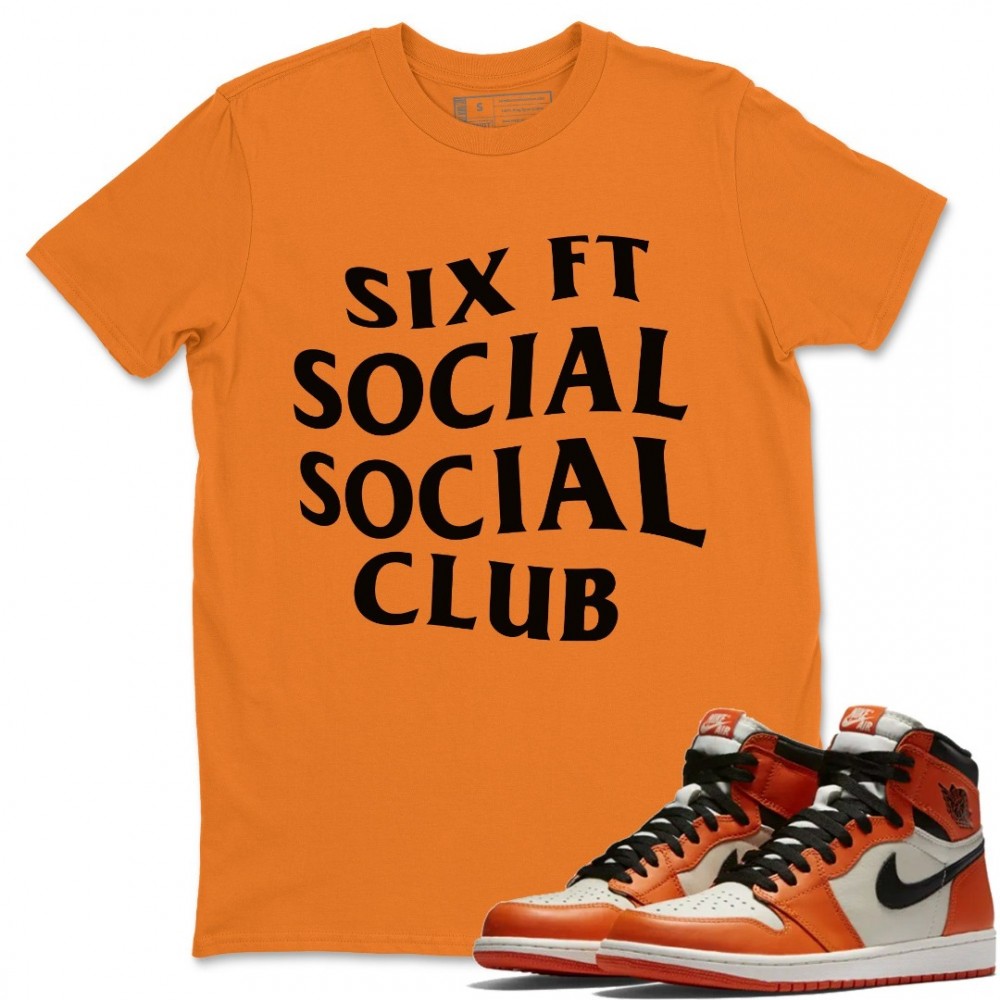 SIX FT SOCIAL CLUB T-SHIRT - AIR JORDAN 1 SHATTERED BACKBOARD AWAY