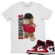 BEAR SWAGGERS T-SHIRT - AIR JORDAN 1 SATIN RED