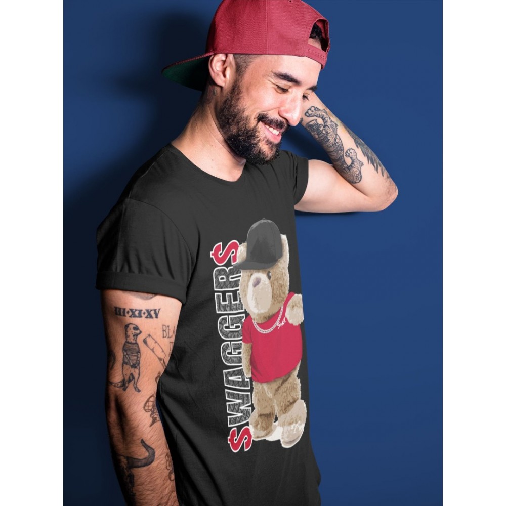 BEAR SWAGGERS T-SHIRT - AIR JORDAN 1 SATIN RED