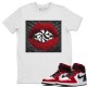 LIPS CANDY T-SHIRT - AIR JORDAN 1 SATIN RED