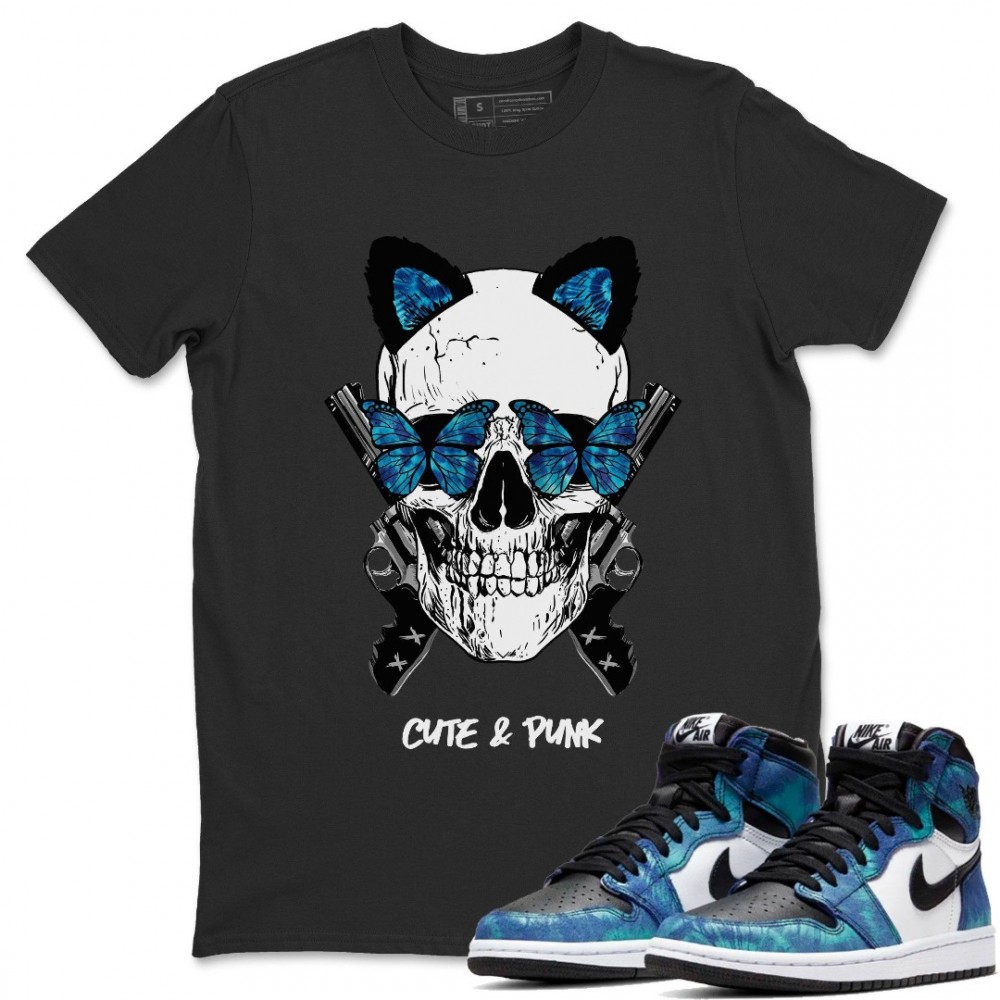 CUTE & PUNK T-SHIRT - AIR JORDAN 1 TIE-DYE