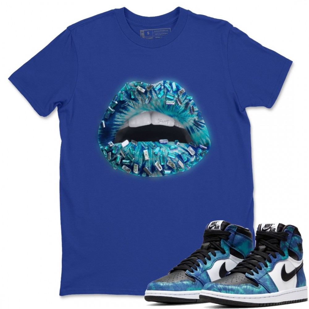 LIPS JEWEL T-SHIRT - AIR JORDAN 1 TIE-DYE