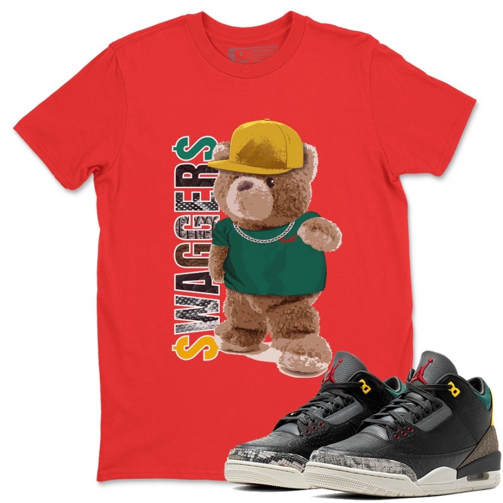 BEAR SWAGGERS T-SHIRT - AIR JORDAN 3 ANIMAL INSTINCT 2.0