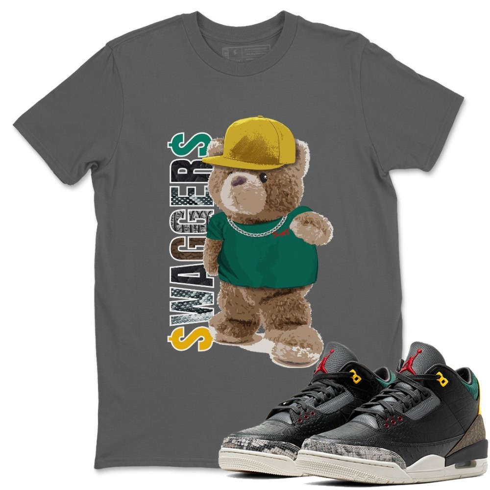 BEAR SWAGGERS T-SHIRT - AIR JORDAN 3 ANIMAL INSTINCT 2.0