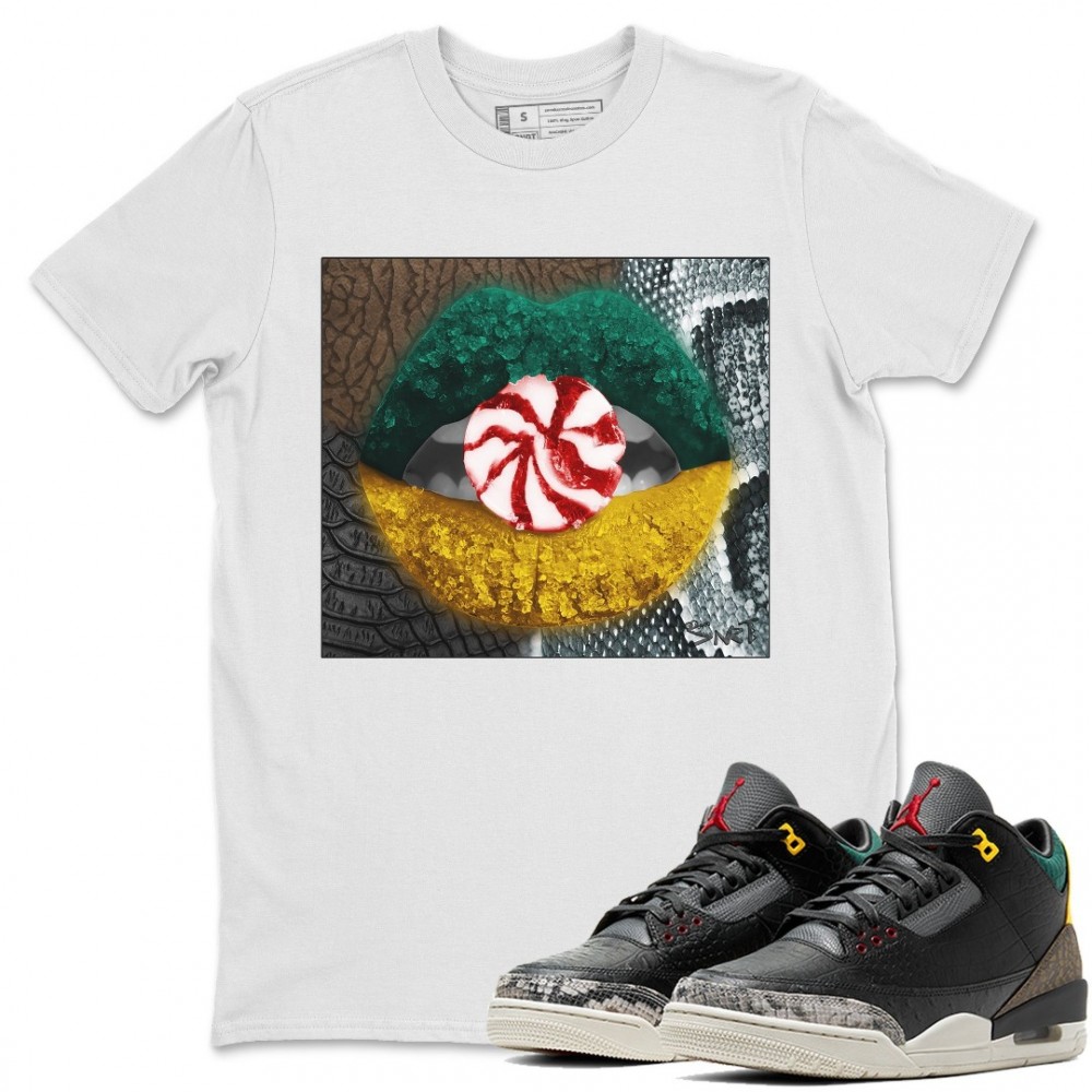 LIPS CANDY T-SHIRT - AIR JORDAN 3 ANIMAL INSTINCT 2.0