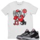 AJ3 ELEPHANT T-SHIRT - AIR JORDAN 3 BLACK CEMENT