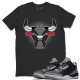 BULL HEAD T-SHIRT - AIR JORDAN 3 BLACK CEMENT