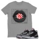 LIPS CANDY T-SHIRT - AIR JORDAN 3 BLACK CEMENT