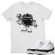 BASKET BOMBERS T-SHIRT - AIR JORDAN 3 SE FRAGMENT