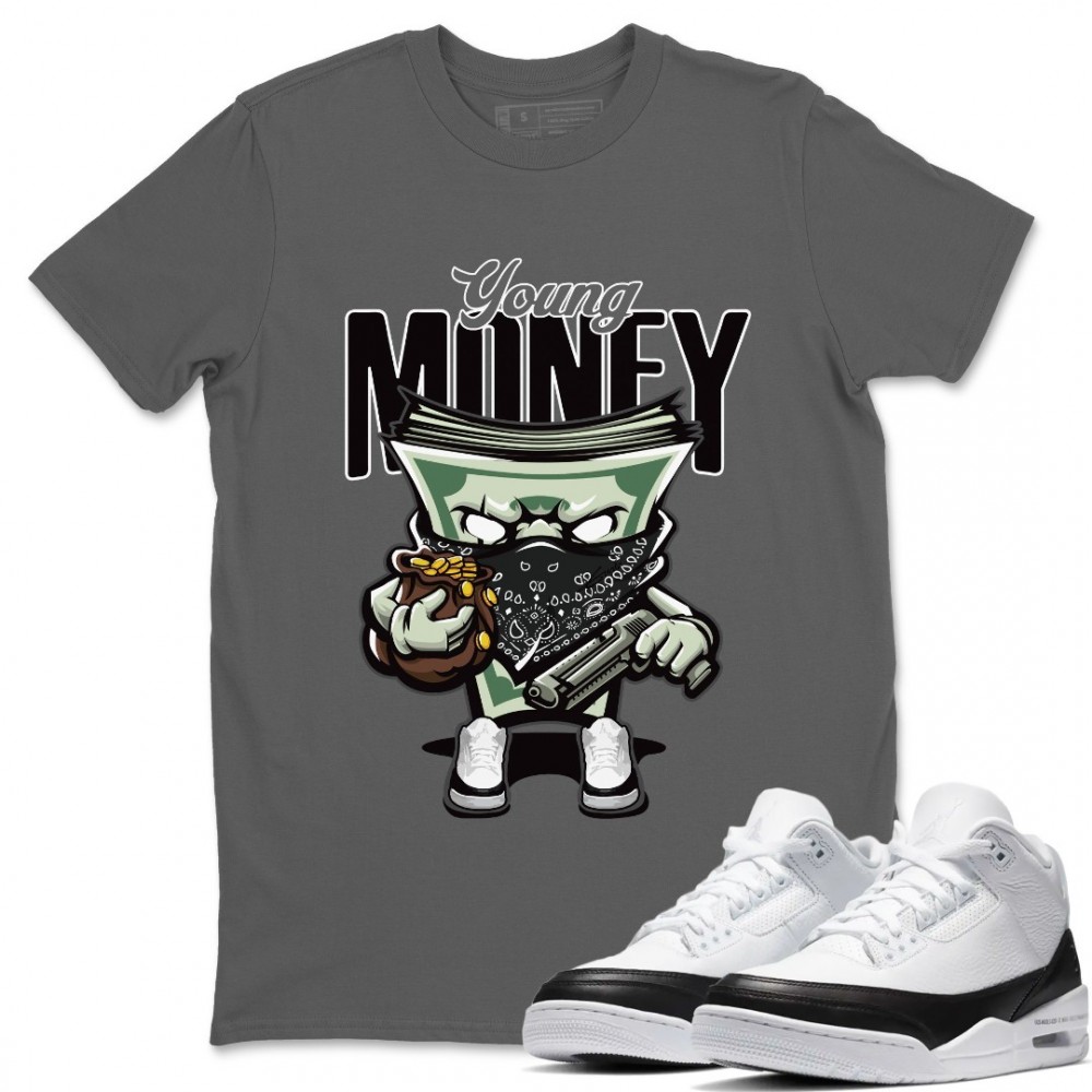 YOUNG MONEY T-SHIRT - AIR JORDAN 3 SE FRAGMENT