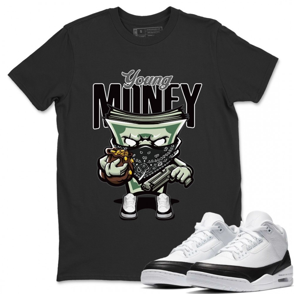 YOUNG MONEY T-SHIRT - AIR JORDAN 3 SE FRAGMENT