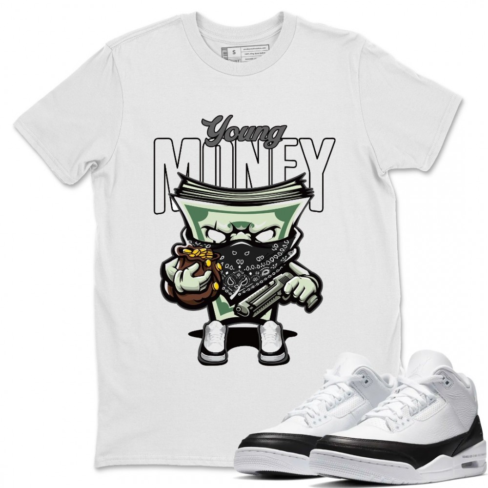 YOUNG MONEY T-SHIRT - AIR JORDAN 3 SE FRAGMENT